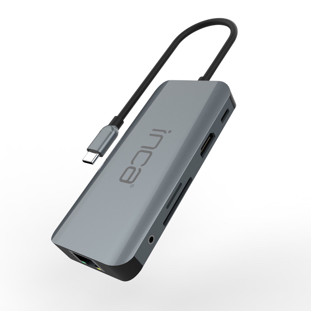 Inca ITPC-10TX huby i koncentratory USB Type-C 5000 Mbit/s Szary