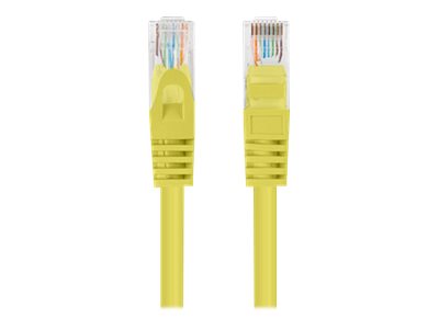 LANBERG Patchcord Cat.6 UTP 1m yellow 10-pack