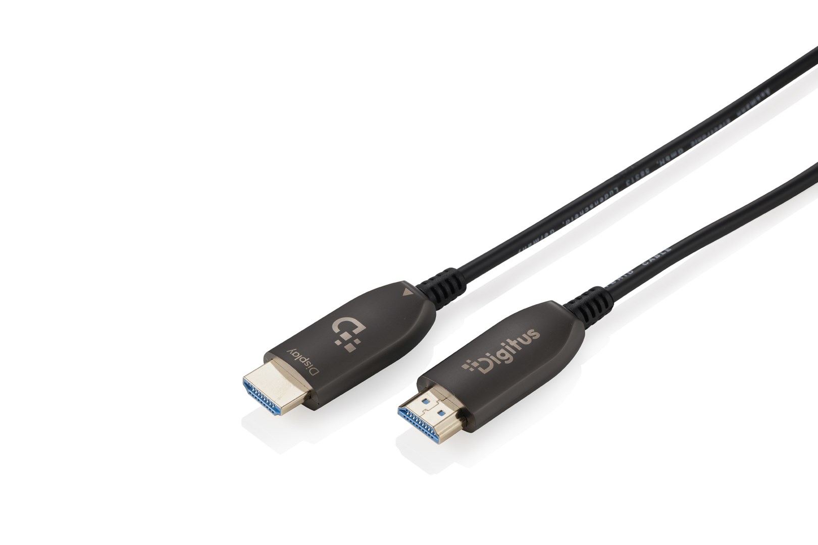 Kabel połączeniowy hybrydowy HDMI 2.1 Ultra High Speed 8K60Hz UHD HDMI A/HDMI A M/M czarny 20m