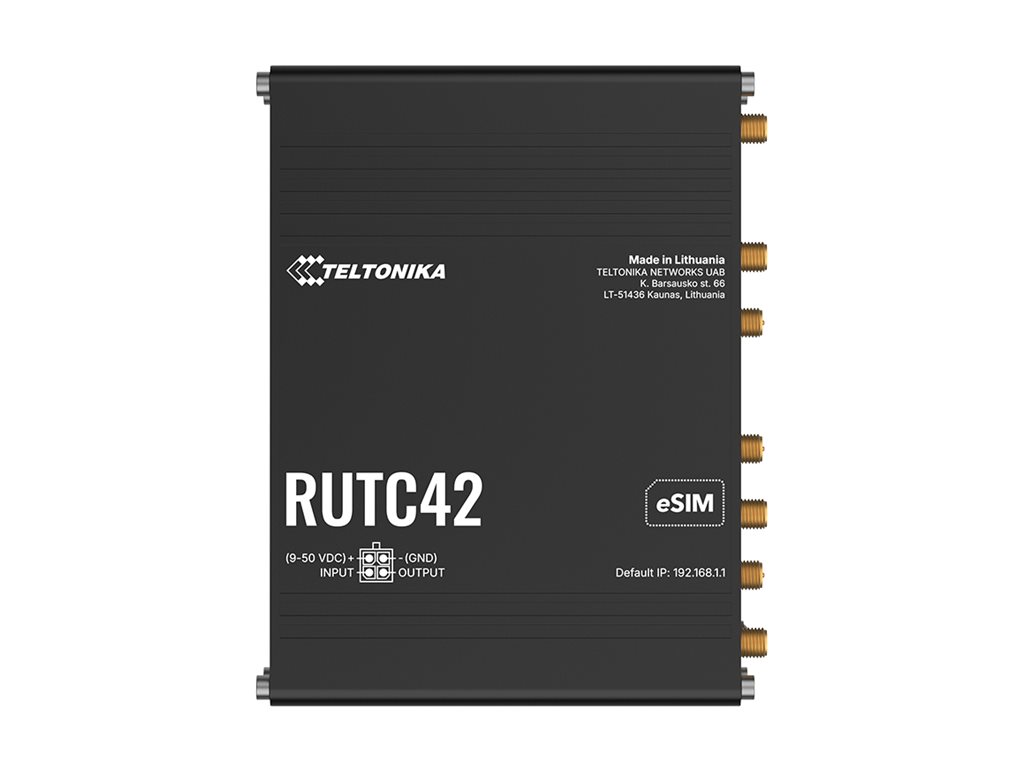 Teltonika RUTC42 - Wireless Router - WWAN 4-Port-Switch