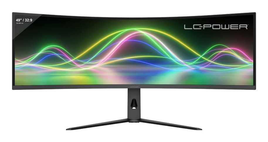 LC-Power 49" LC-M49QCK Zakrzywiony VA+DP+2xHDMI - Płaski panel (TFT/LCD) - 124.5 cm [Klasa energetyczna F]