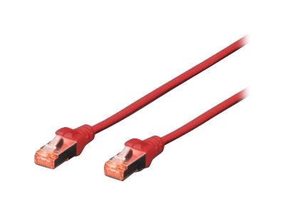 DIGITUS CAT 6 S-FTP patch cable Cu LSZH AWG 27/7 length 10 m color red