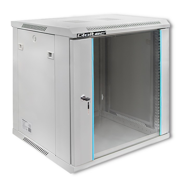 Szafa RACK 19" Wisząca 12U 600 x 635 x 450 Szara