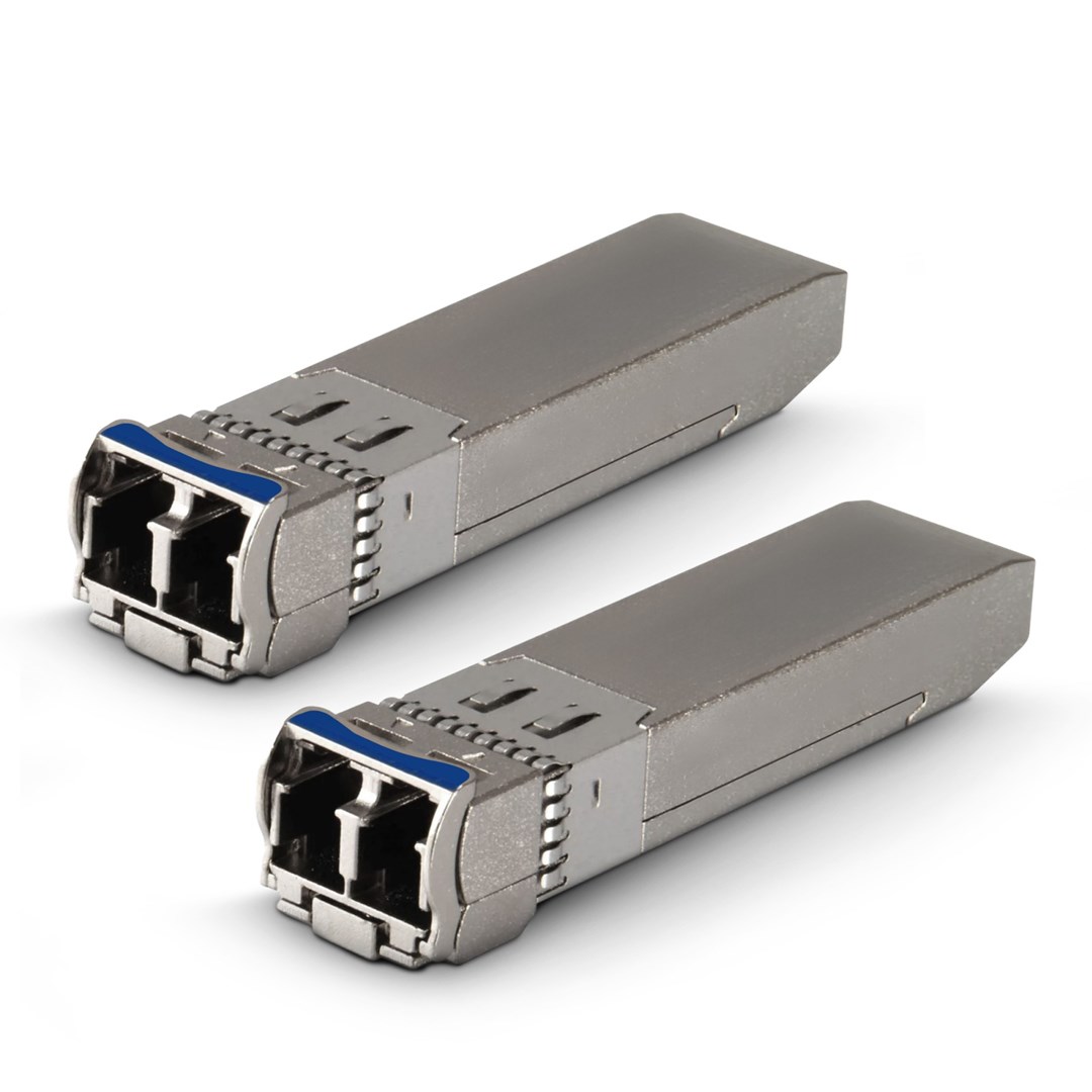 Extralink SFP+ 10G 2-pack | Moduł SFP+ | 10Gbps, LC/UPC, 1310nm, 2km, single mode, DOM (EX.35917) moduł przekaźników sieciowych