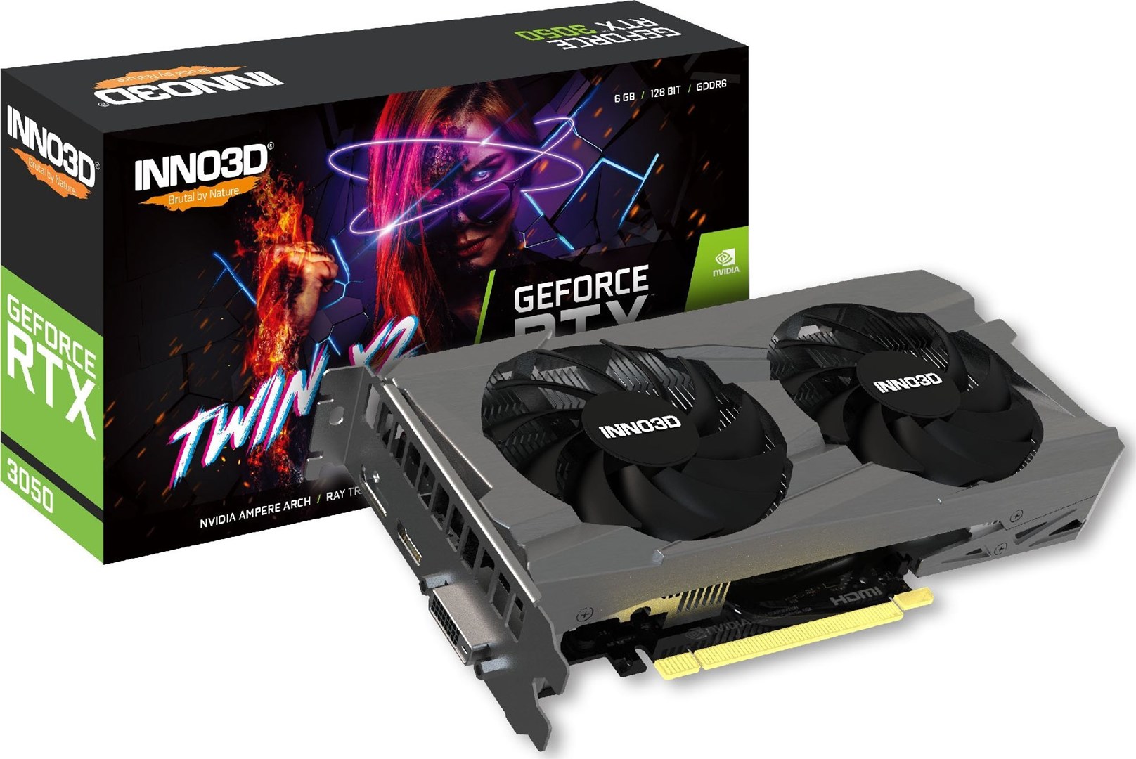 Karta graf. INNO3D RTX 3050 Twin X2 6GB V2