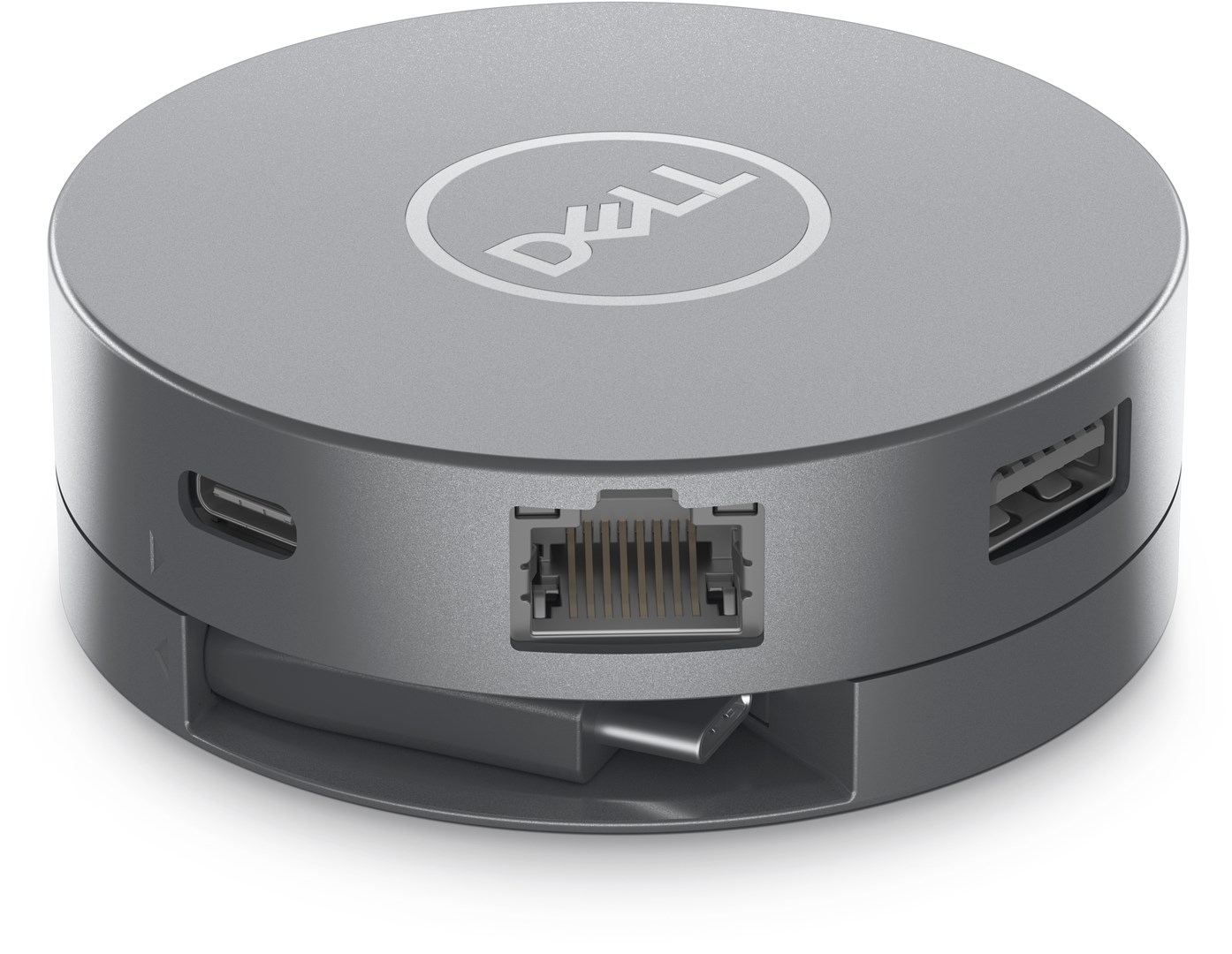 DELL DA305 Przewodowa USB 3.2 Gen 2 (3.1 Gen 2) Type-C Srebrny