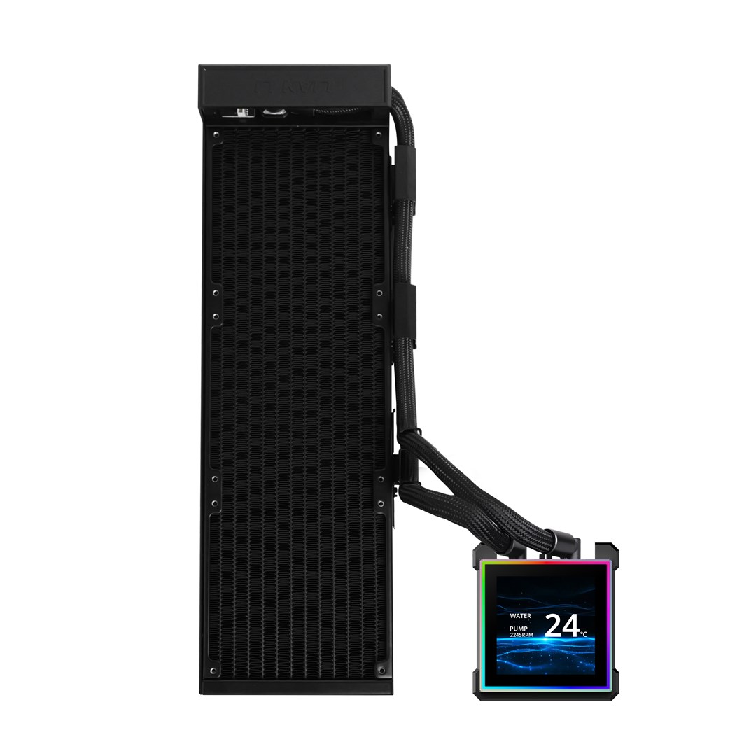 Lian Li HydroShift II LCD-S 360 Fanless Procesor Zestaw do chłodzenia płynami Czarny 1 szt.