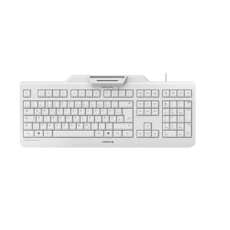 CHERRY TAS SECURE BOARD 1.0 Corded DE-Layout biały