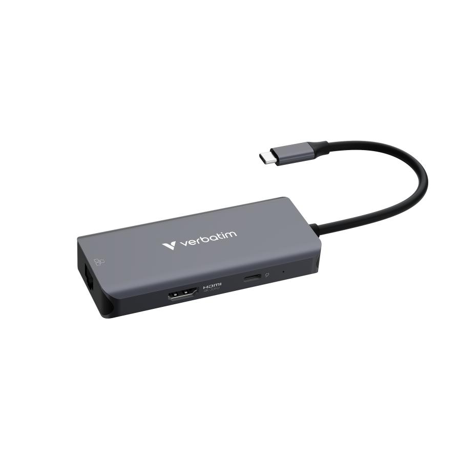 VERBATIM Usb-C Essentials Multiport Hub 6 Port With Rj45