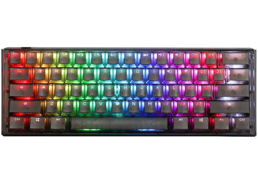 Ducky One 3 Aura Mini klawiatura Gaming USB QWERTY Amerykański międzynarodowy Czarny