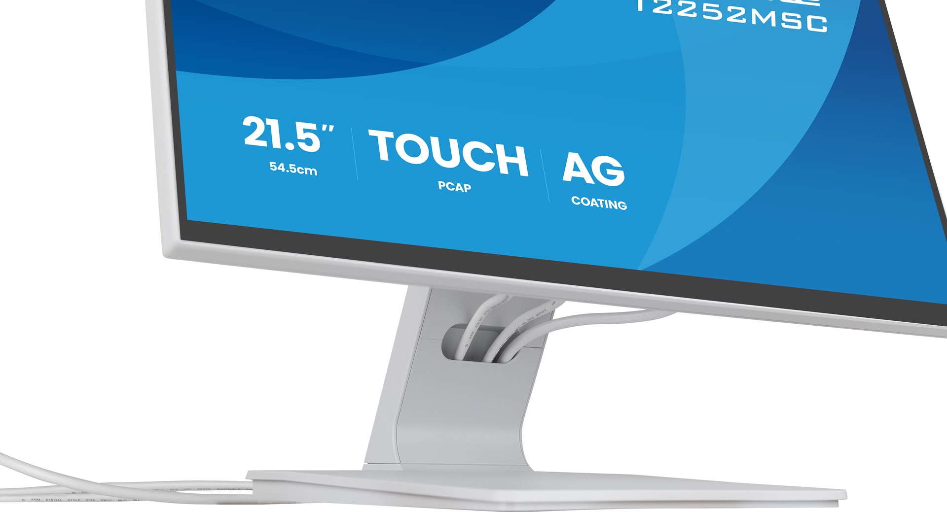 Monitor LCD 21,4" iiyama ProLite T2252MSC-W2AG 1920x1080px Full HD Ekran dotykowy Biały