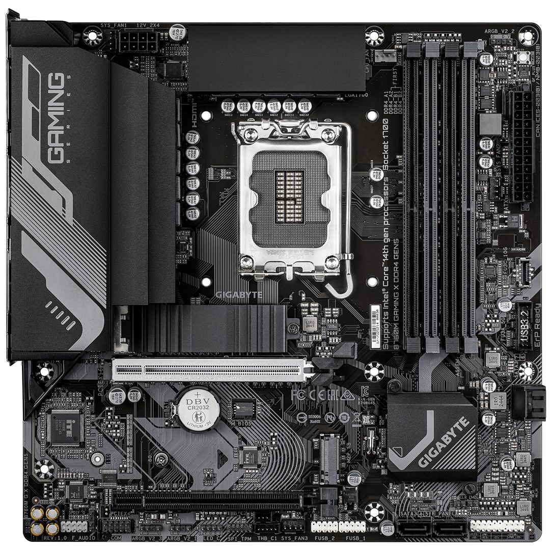 GIGABYTE B760M GAMING X DDR4 GEN5 Intel B760 LGA 1700 micro ATX