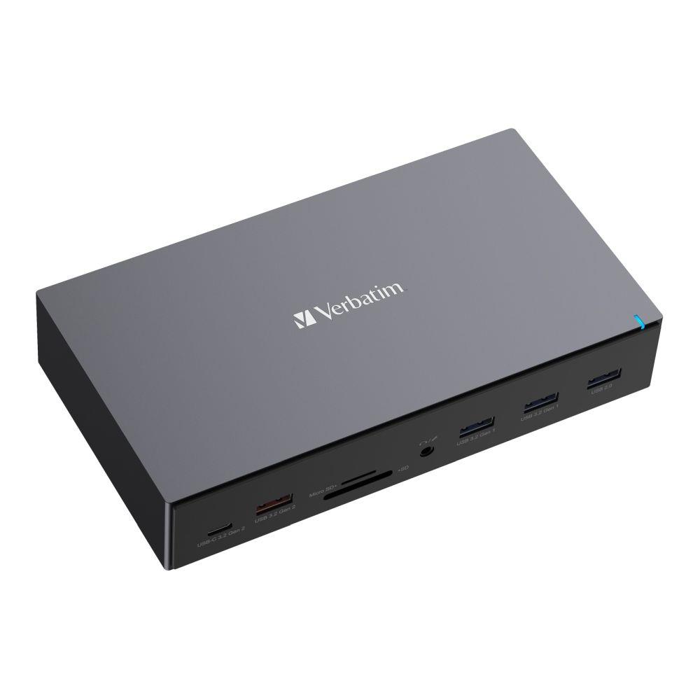 Verbatim CDS-17 Przewodowa USB 3.2 Gen 1 (3.1 Gen 1) Type-C Czarny, Szary