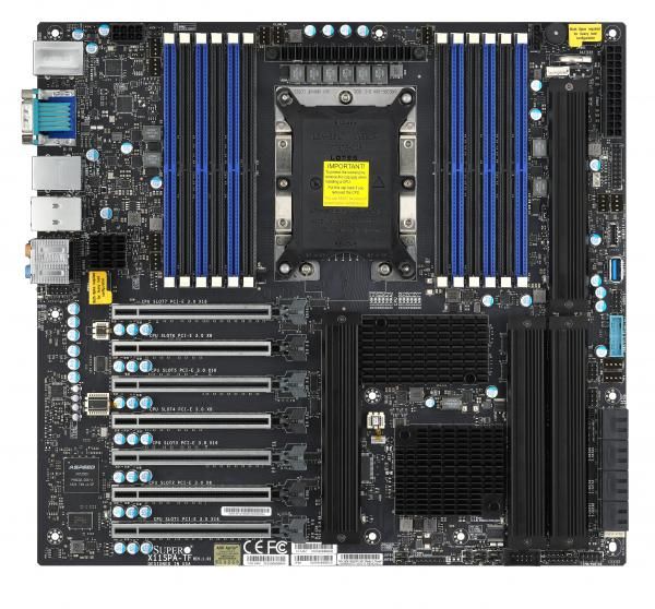 Płyta główna Supermicro X11SPA-TF 1x Socket 3647 E-ATX 4x PCIe 3.0 x16 4x M.2 PCIe