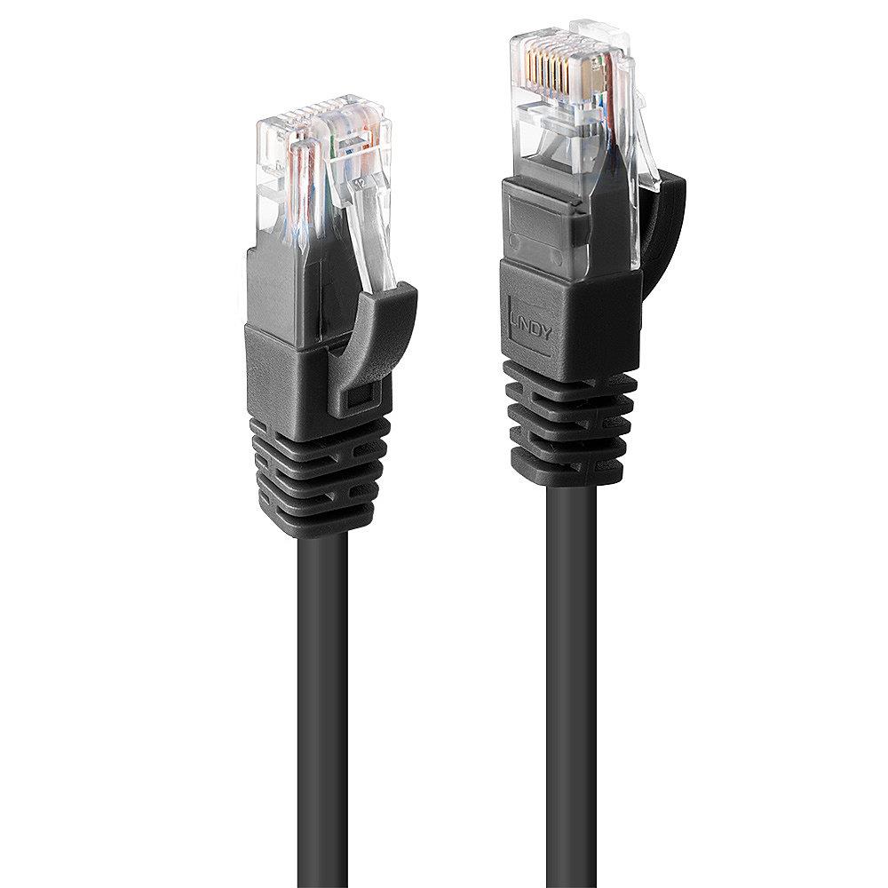 Lindy 48076 Netzwerkkabel Schwarz 0,5 m Cat6 U/UTP (UTP)