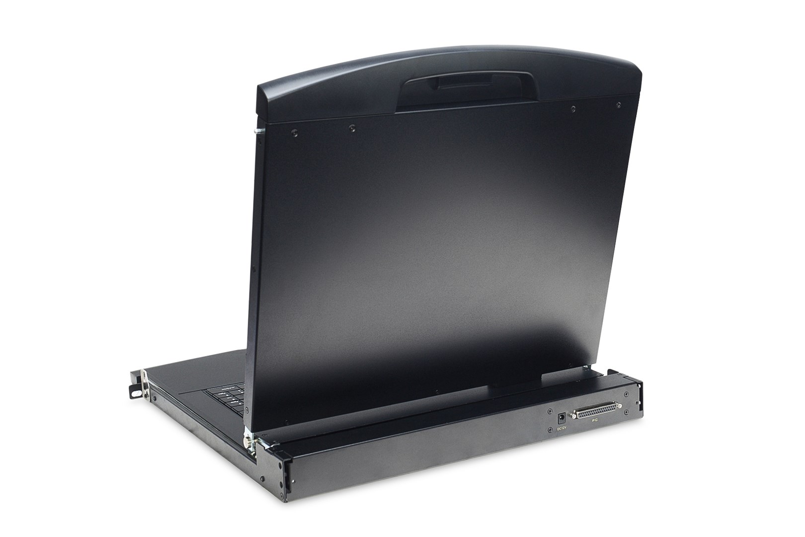 Konsola modularna KVM 19'' LCD TFT, 8 portów VGA, touchpad, klawiatura GE, czarny