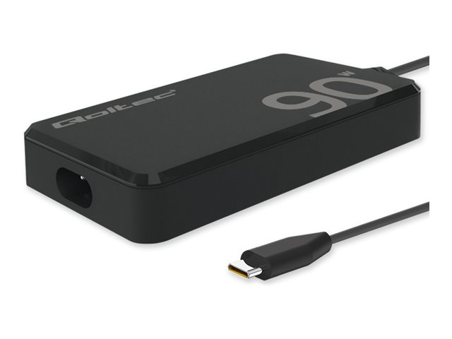 Ładowarka sieciowa 90W GaN Fast SLIM | PD | 5-20V | 4.5A | USB-C 3.1 | Laptop | MacBook | Smartfon | +kabel