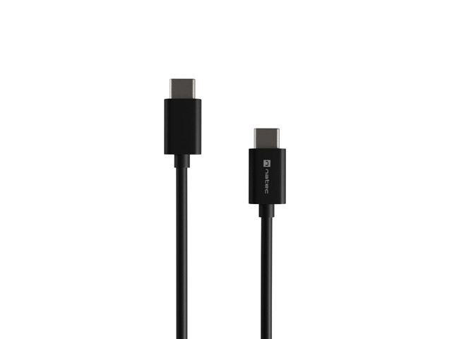 NATEC Prati kabel USB-C 2.0 M/M 1m PD 100W czarny
