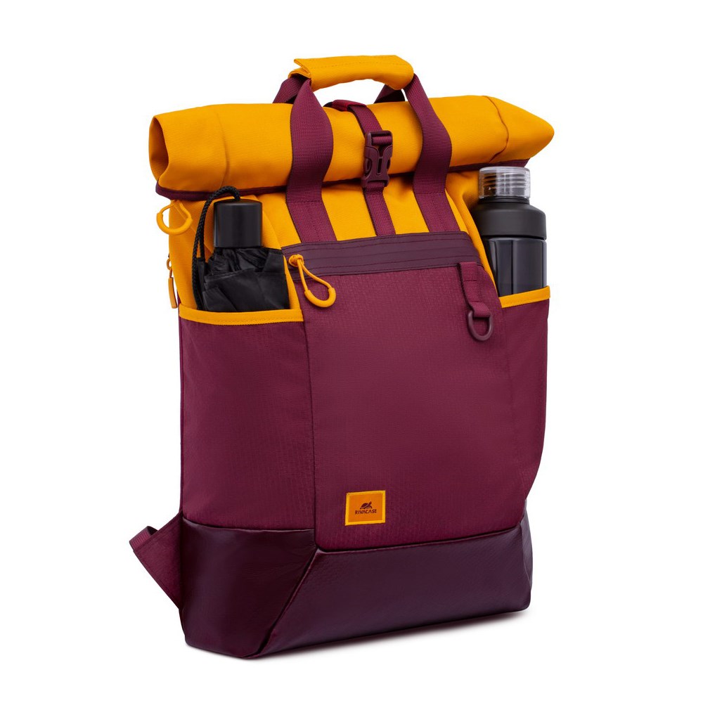 Plecak na laptop 15.6" 25L Rivacase 5321 bordowo-żółty