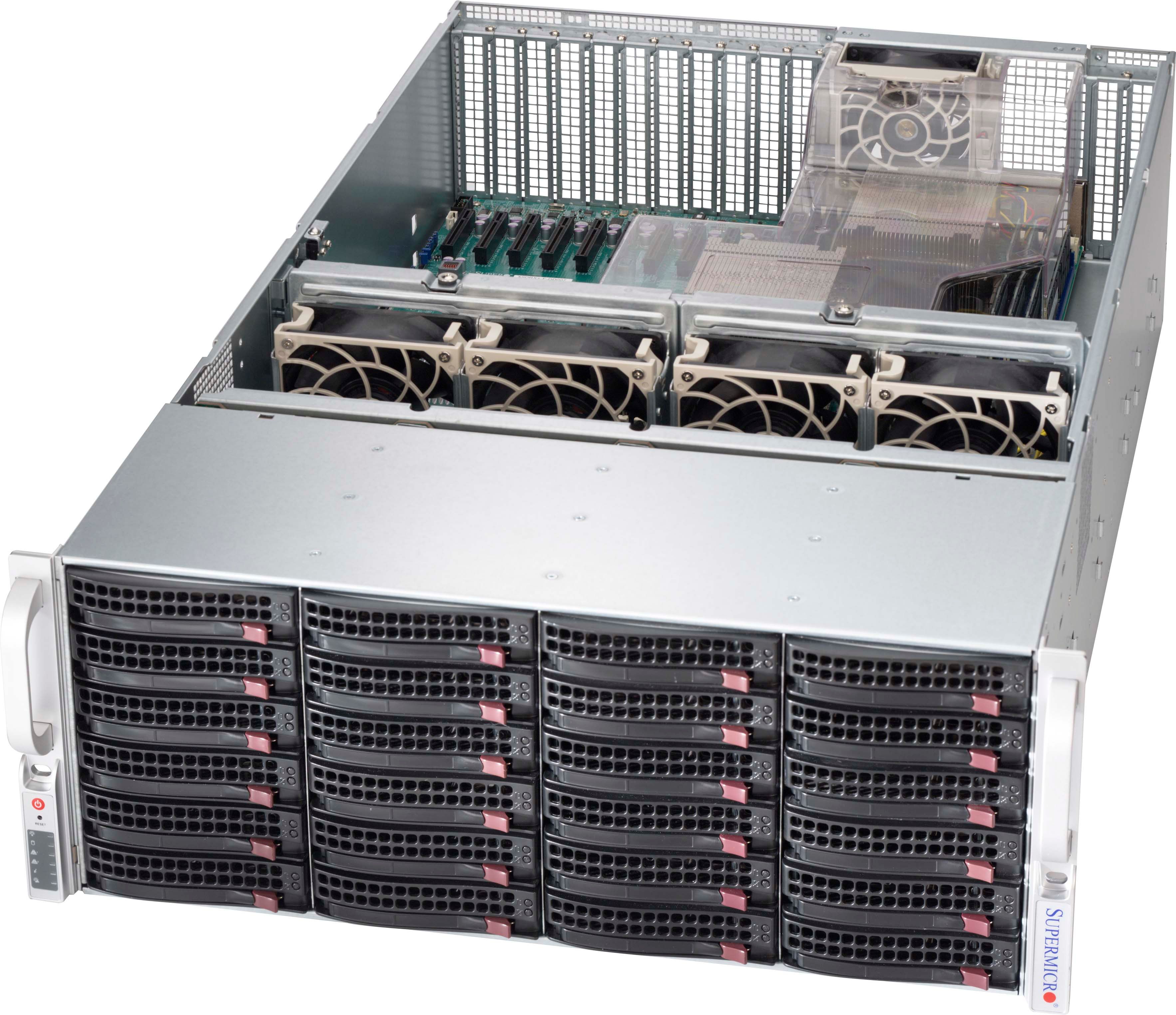Obudowa serwerowa Supermicro CSE-846XE2C-R1K23B Rack 4U, backplane SAS3 z podwójnym expanderem, zasilacz 1200 W