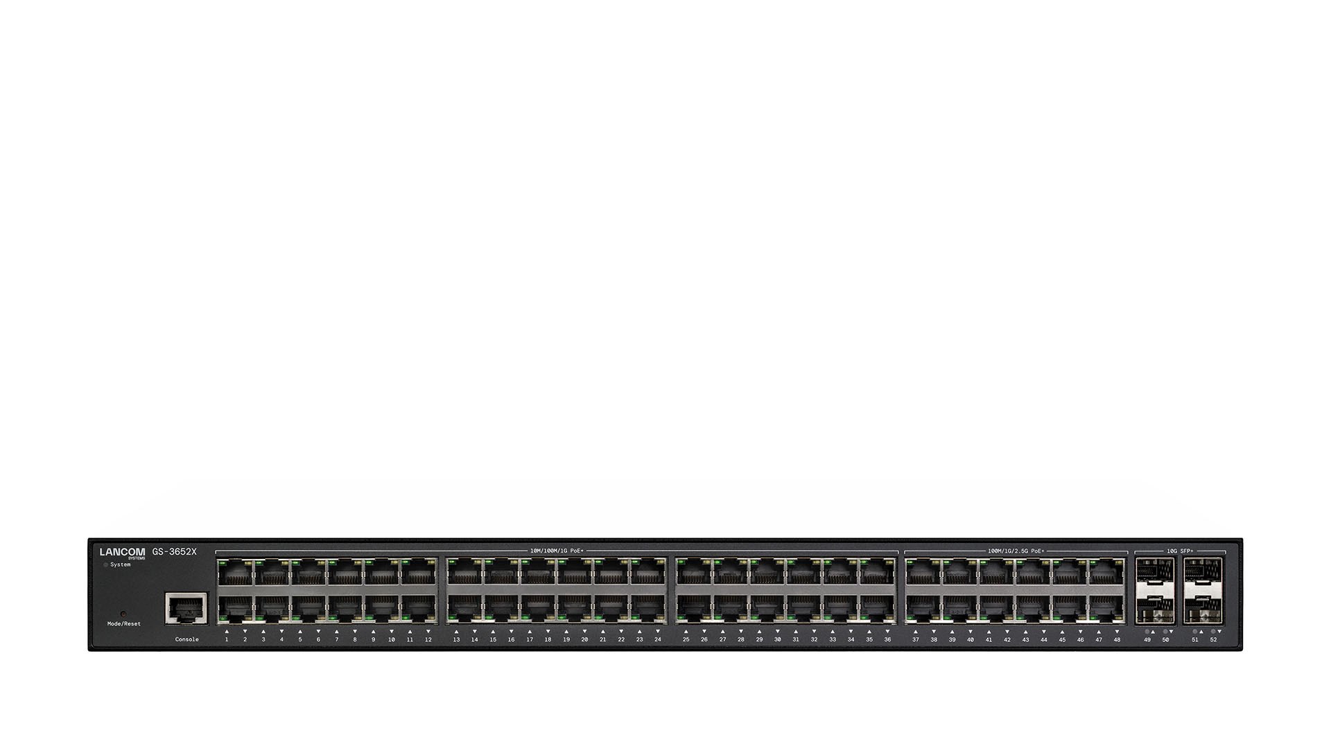 LANCOM GS-3652X Zarządzany L3 Gigabit Ethernet (10/100/1000) 1U Czarny