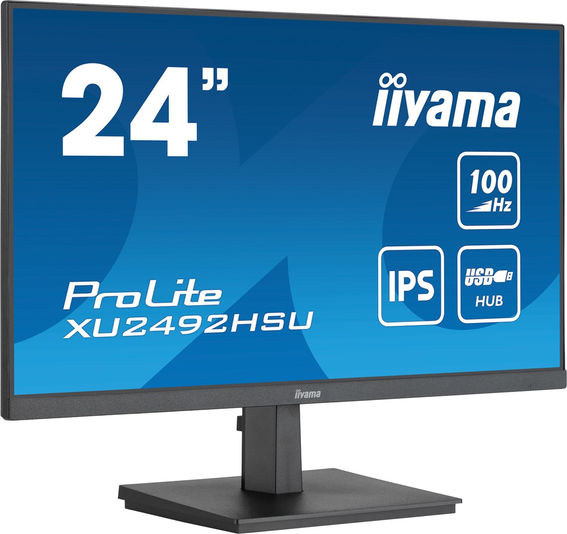 iiyama ProLite monitor komputerowy 60,5 cm (23.8") 1920 x 1080 px Full HD LED Czarny