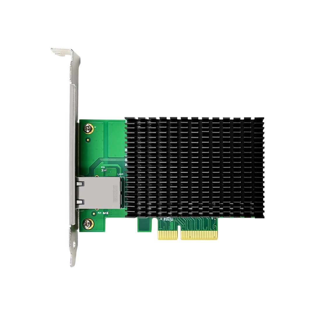 Karta sieciowa LevelOne GB PCIe4x 1xRJ45 10Gbps zielona