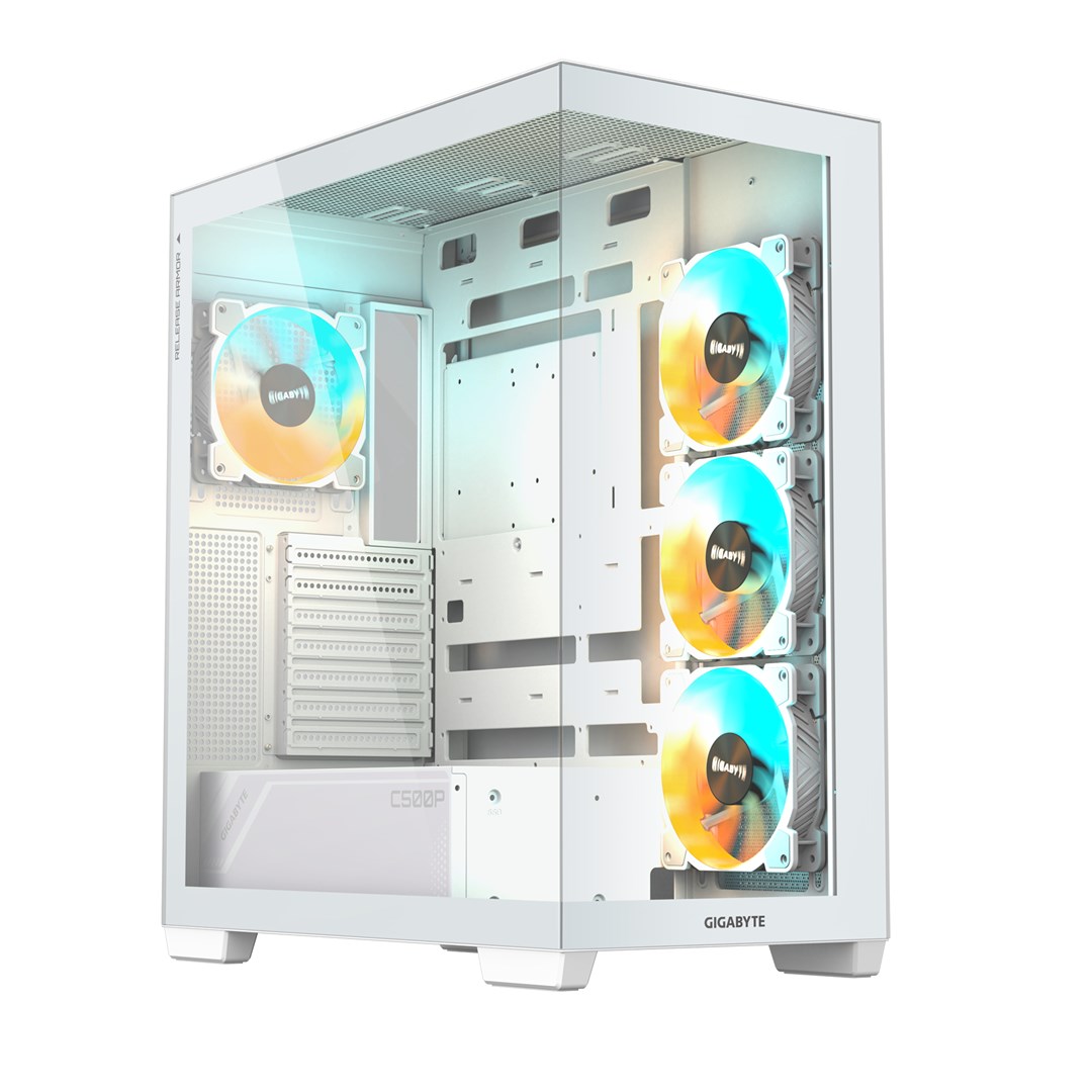 Obudowa GIGABYTE C500 PANORAMIC STEALTH Midi Tower Biały