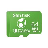 SANDISK Nintendo Licensed UHS-I 64GB MicroSD 100MB/s Read / 90MB/s Write for Switch