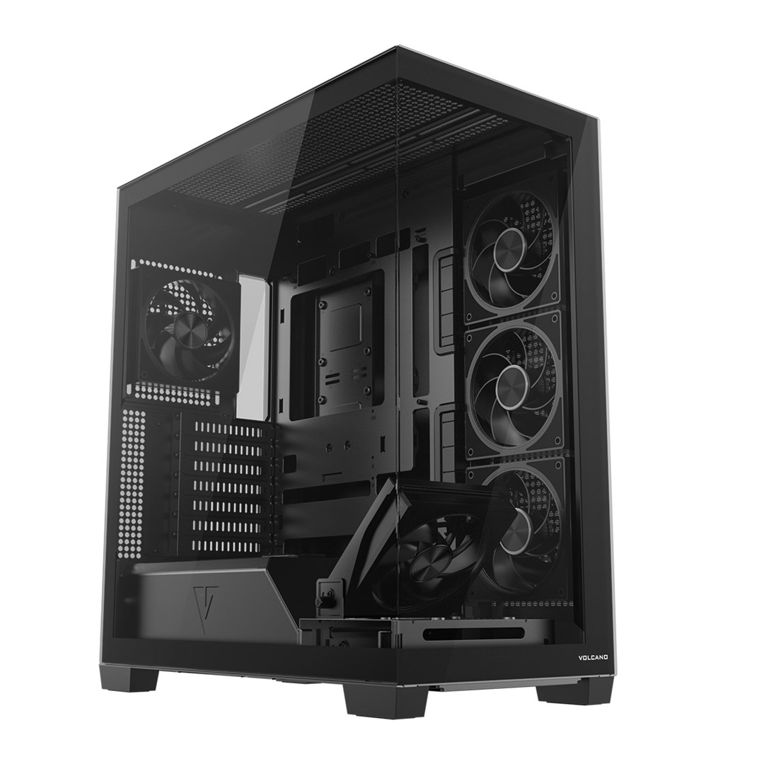 MODECOM OBUDOWA VOLCANO STELLAR PLUS ARGB MIDI 5F BLACK