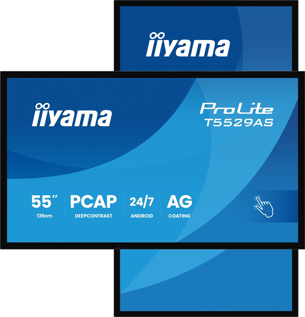 Monitor dotykowy IIYAMA 139cm (55") T5529AS-B1AG 16:9 M-Touch 2xHDMI+UBS-C