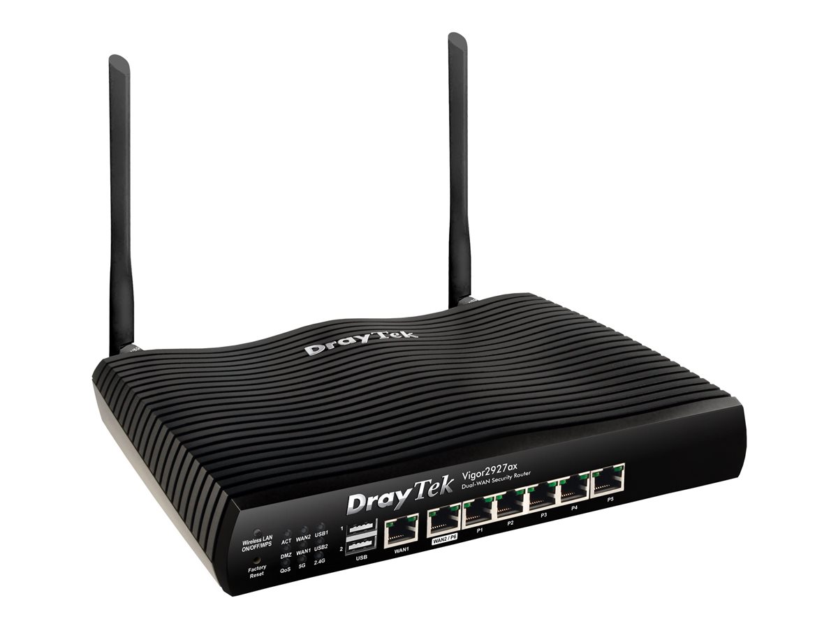 DRAYTEK Vigor2927ax 802.11ax 2x Dual-Band Wlan Router 1xWAN 5xLAN