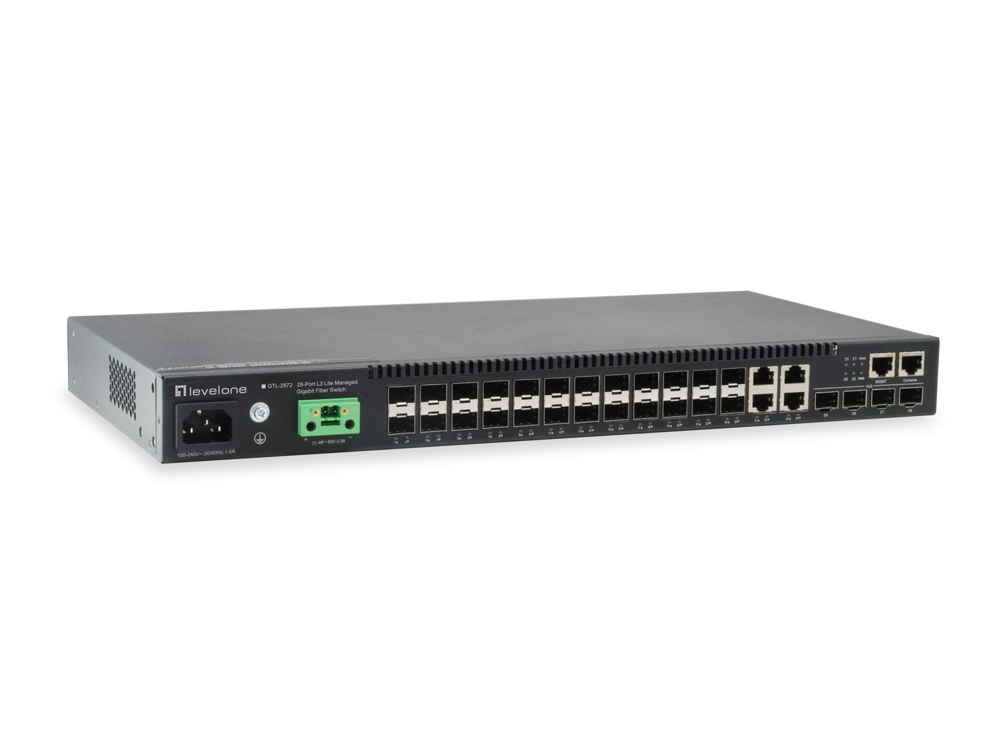 Przełącznik zarządzalny LevelOne KILBY GB/L3 28-portowy 19" 10 Gb/s