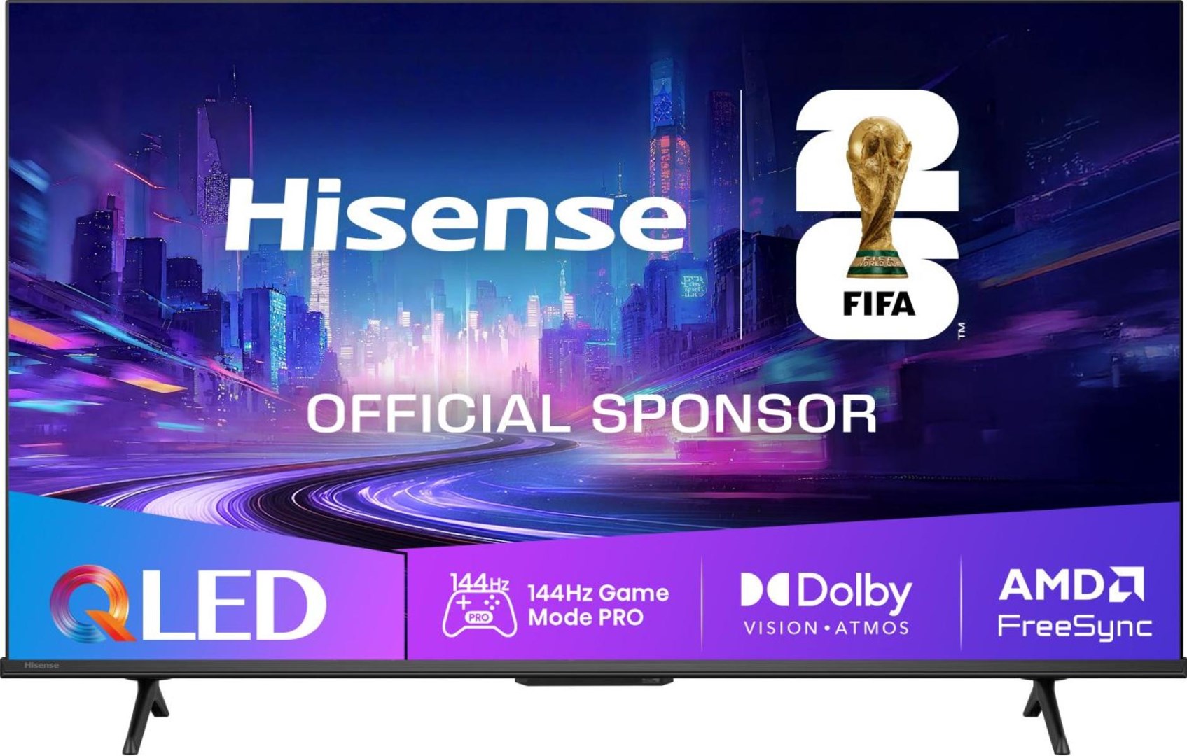 Hisense E7Q PRO 43E7Q PRO 109,2 cm (43") 4K Ultra HD Smart TV Wi-Fi Czarny