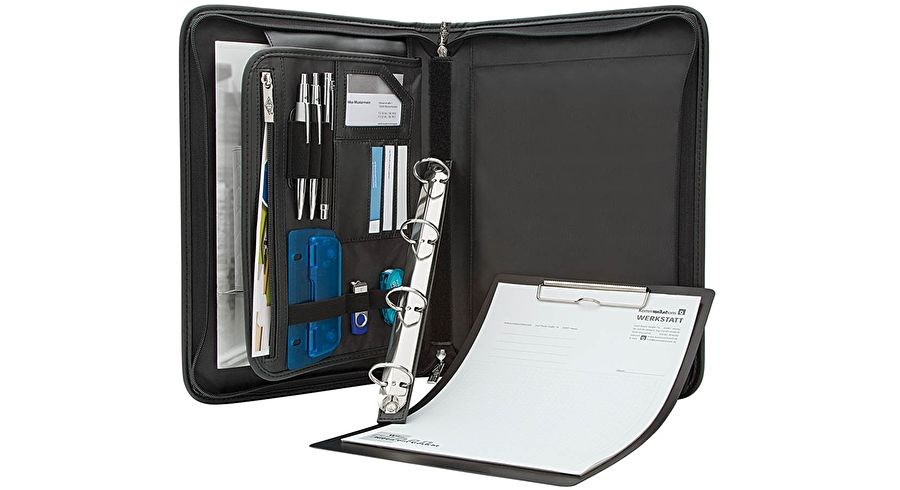 Wedo 58 5001 organizer Skóra, Nylon Czarny