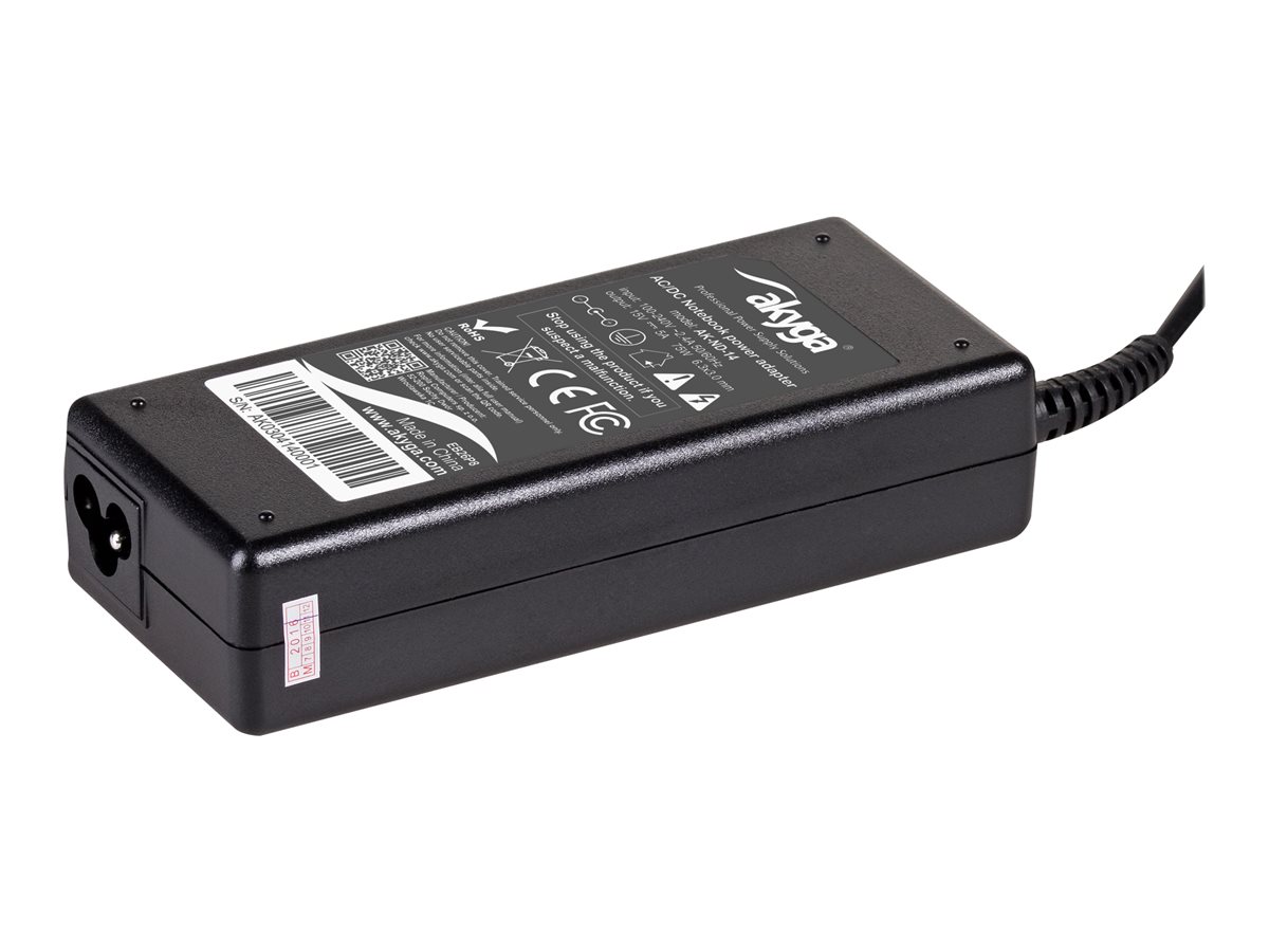 AKYGA Zasilacz do notebooka AK-ND-14 15V / 5.0A 75W 6.3 x 3.0 mm TOSHIBA 1.2m