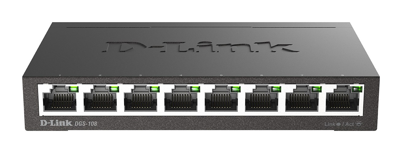 D-Link DGS-108 Czarny