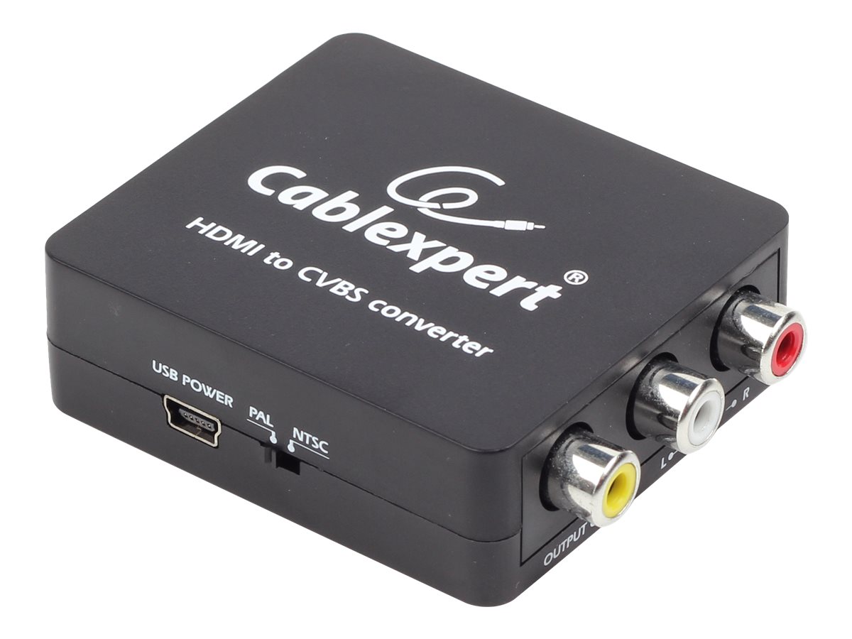 Konwerter HDMI na CVBS (+ dźwięk stereo)