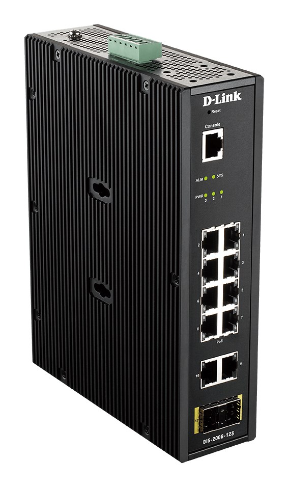 Switch D-Link 12 Port L2 Industrial Smart