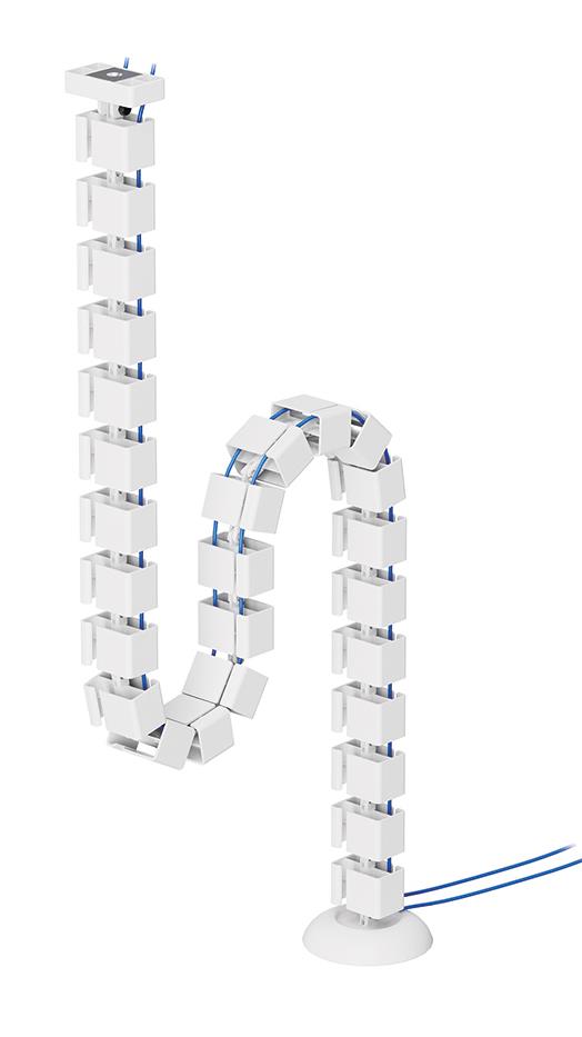 Neomounts ADS06-132WH organizator na kable Biurko Prowadnica kabla Biały 1 szt.