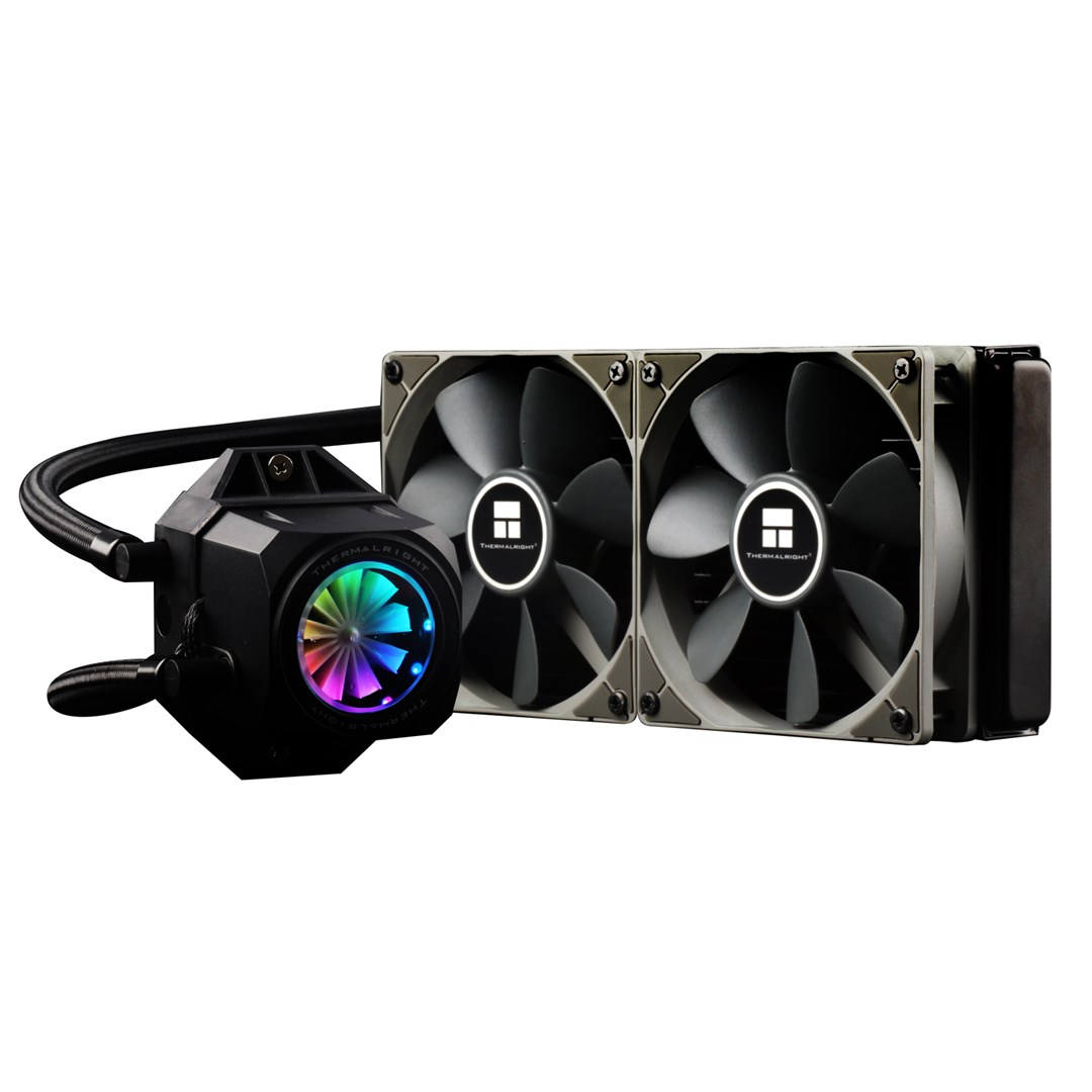 Thermalright Turbo Right 240C Procesor Chłodnica cieczy all-in-one 12 cm Czarny