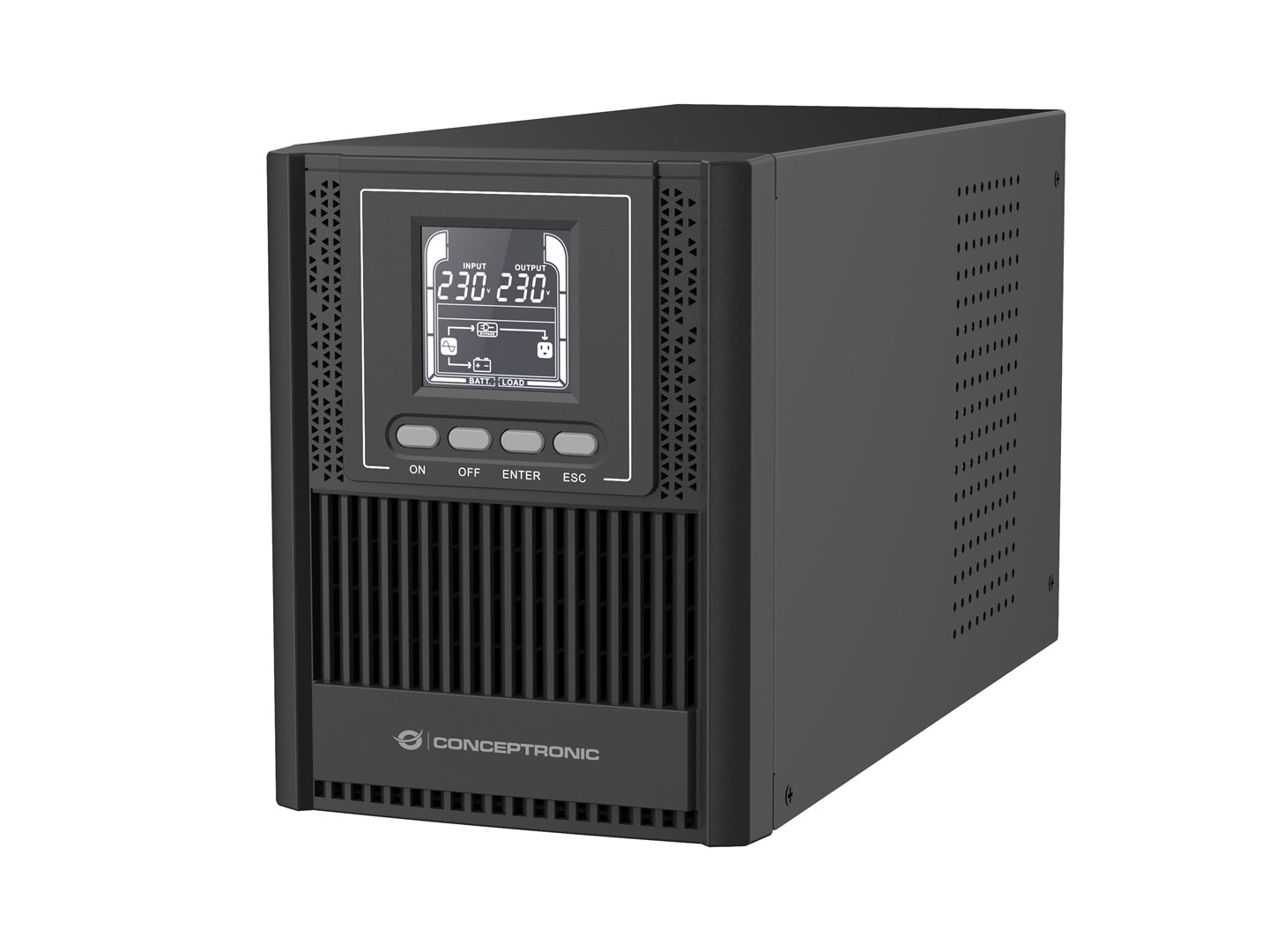 Zasilacz CONCEPTRONIC UPS 1000VA/900W/4xIEC/HID USB/+Online Tower sw