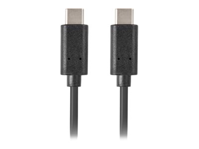 LANBERG CA-CMCM-10CU-0005-BK Lanberg kabel USB-C M/M 2.0 0.5M Czarny