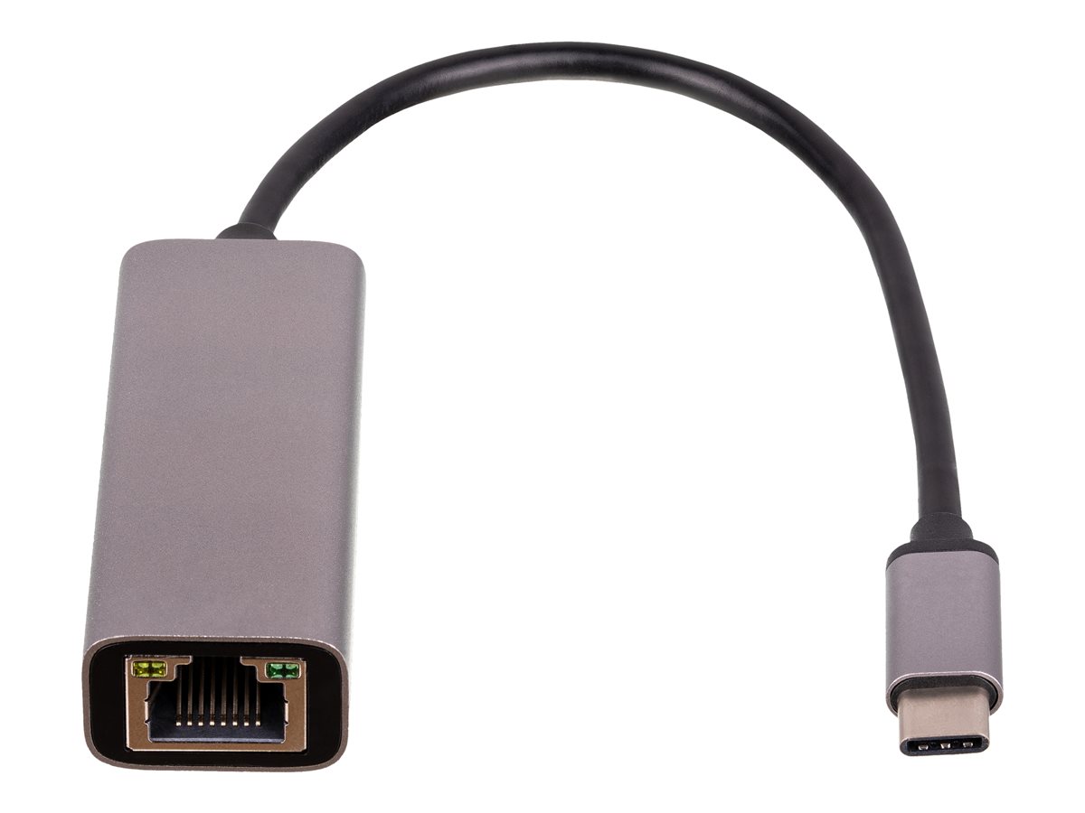 AKYGA Adapter z kablem AK-AD-65 karta sieciowa USB type C m / RJ45 f 10/100/1000 ver. 3.0 15cm