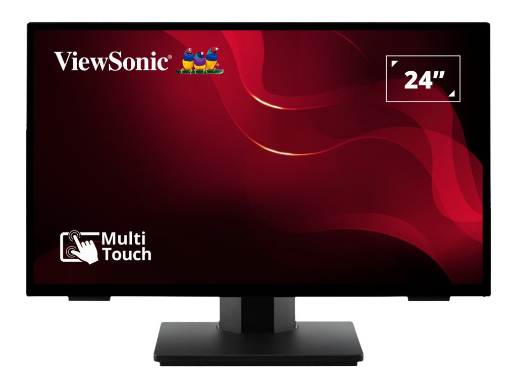 VIEWSONIC TD2465 24inch 16:9 1920x1080 SuperClear IPS LED Monitor with 5ms HDMI DipsplayPort USB Type C RJ45 Ethernet