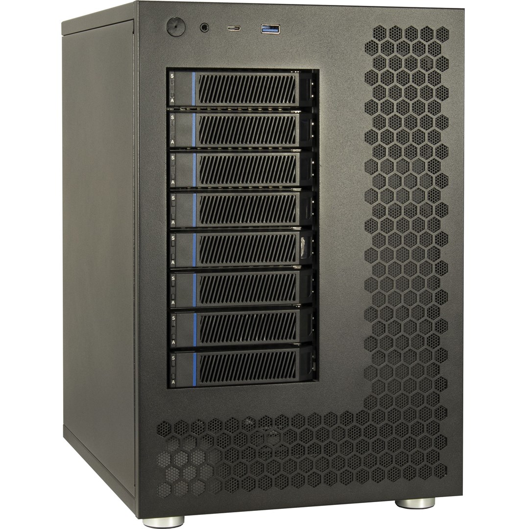Obudowa Inter-Tech Geh Mini IPC NAS-8 ITX, Micro-ATX, ATX 240x295x362