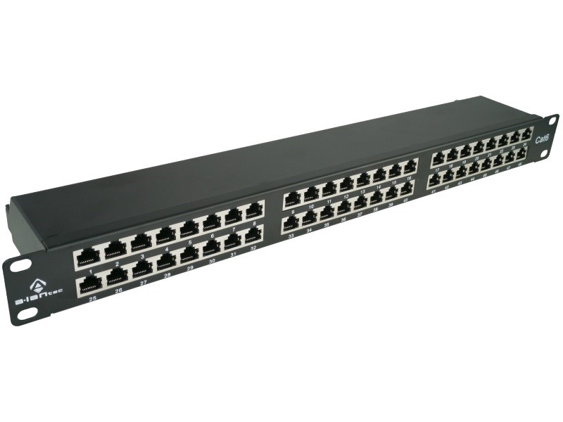 ALANTEC Patch panel 1U STP kat.6 48 portów IDC