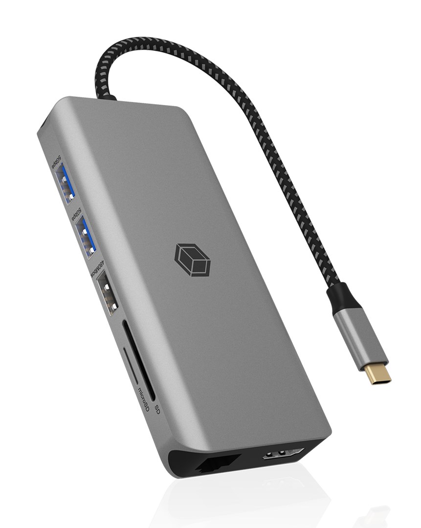 Stacja dokująca D ICY BOX IB-DK4061-CPD USB-C 12-Port 100W