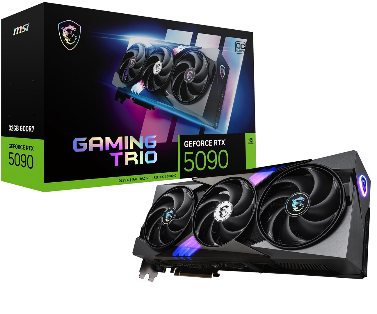 Karta graf. MSI RTX 5090 32G GAMING TRIO OC