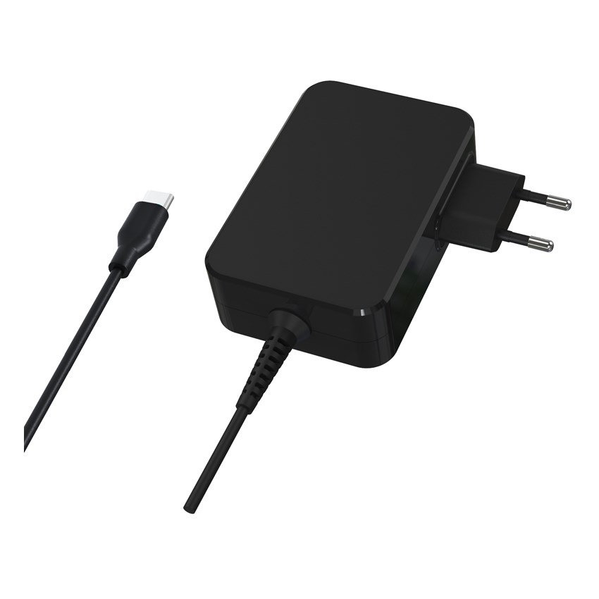 LC-Power LC-NB-GAN-90-C ładowarka do urządzeń przenośnych Laptop Czarny Prąd przemienny Wewnętrzna